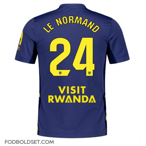 Atletico Madrid Robin Le Normand #24 Udebanetrøje 2025-26 Kortærmet